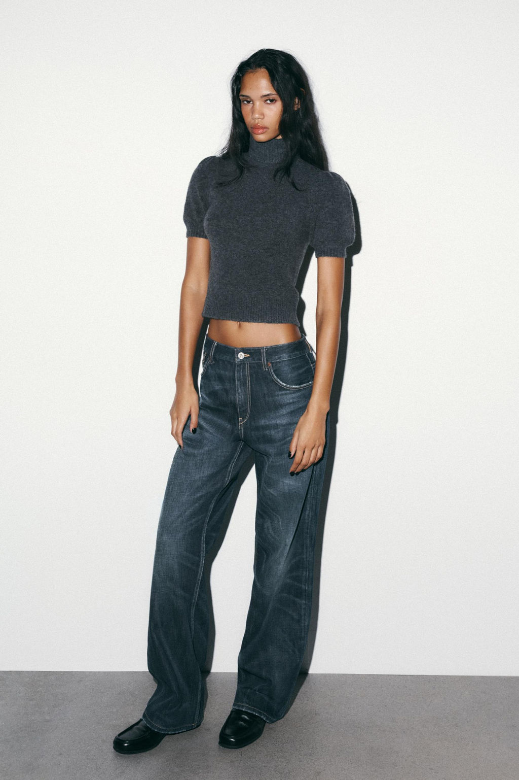 PUFF SLEEVE KNIT TOP - Zara фото 12