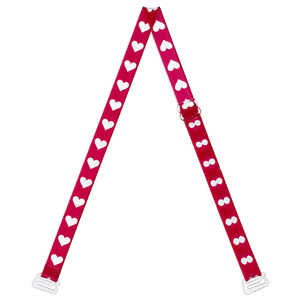 Бретели (пара) Gamma BR-1018 в пакете 10 мм 10 пар СК/Распродажа красный