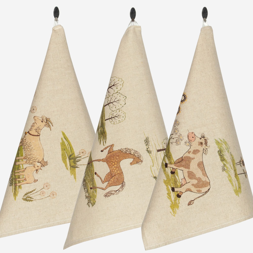 22С145-ШР+К/п.р/фкор Комплект полотенец из 3 шт 45*60 "Усадьба-3" рис. 422