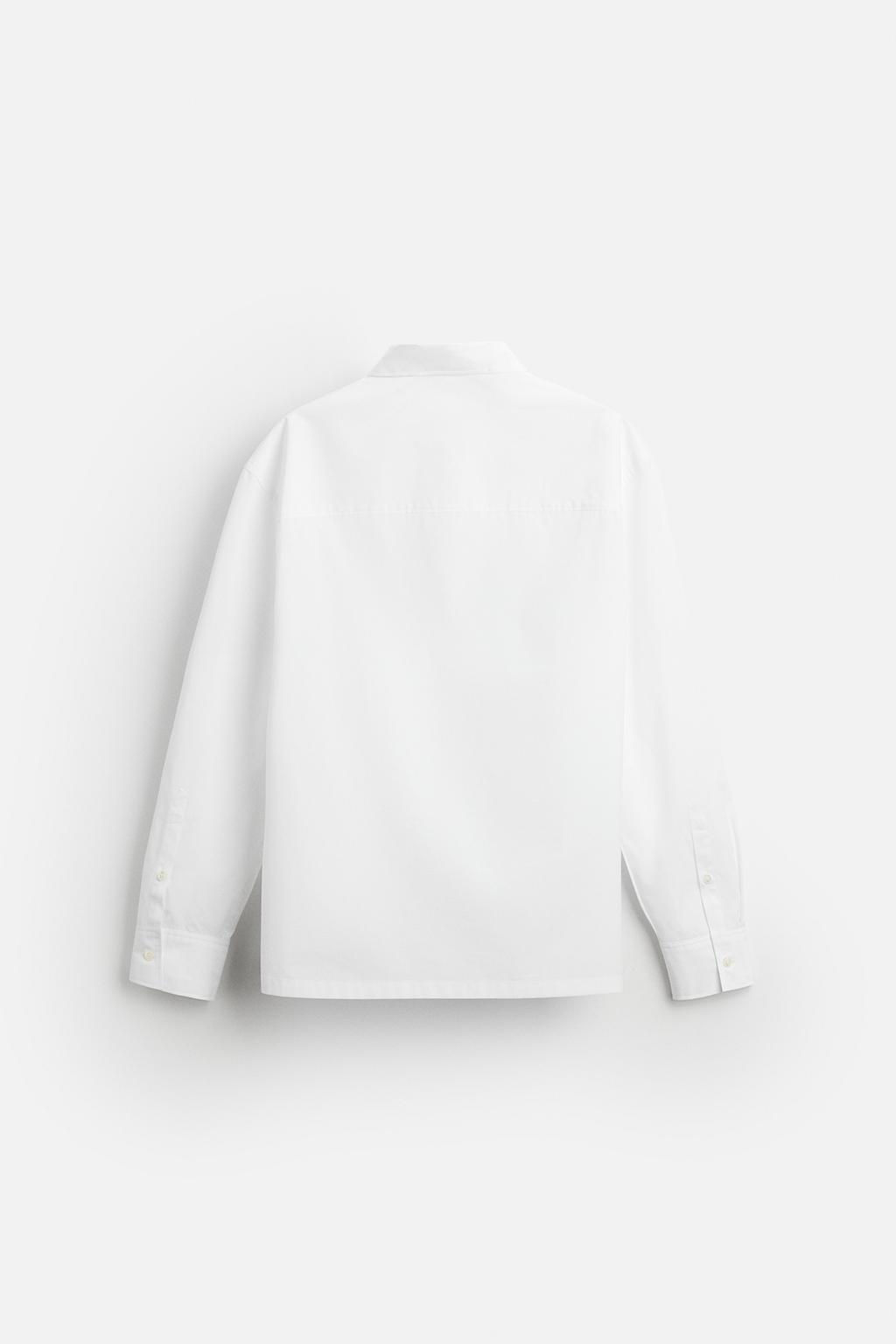 POPLIN SHIRT - Zara фото 8