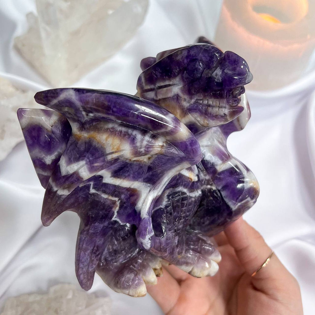 Фигурка резная "Дракон" из Аметиста