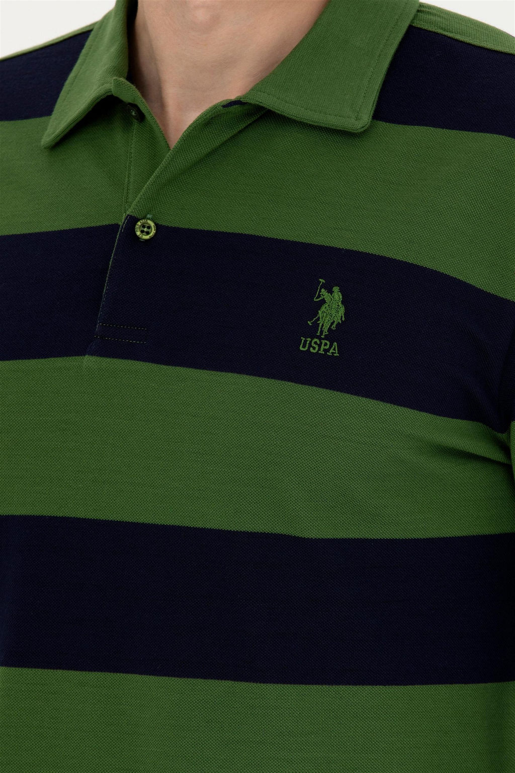 Мужской зеленый свитшот - U.s. polo assn фото 7