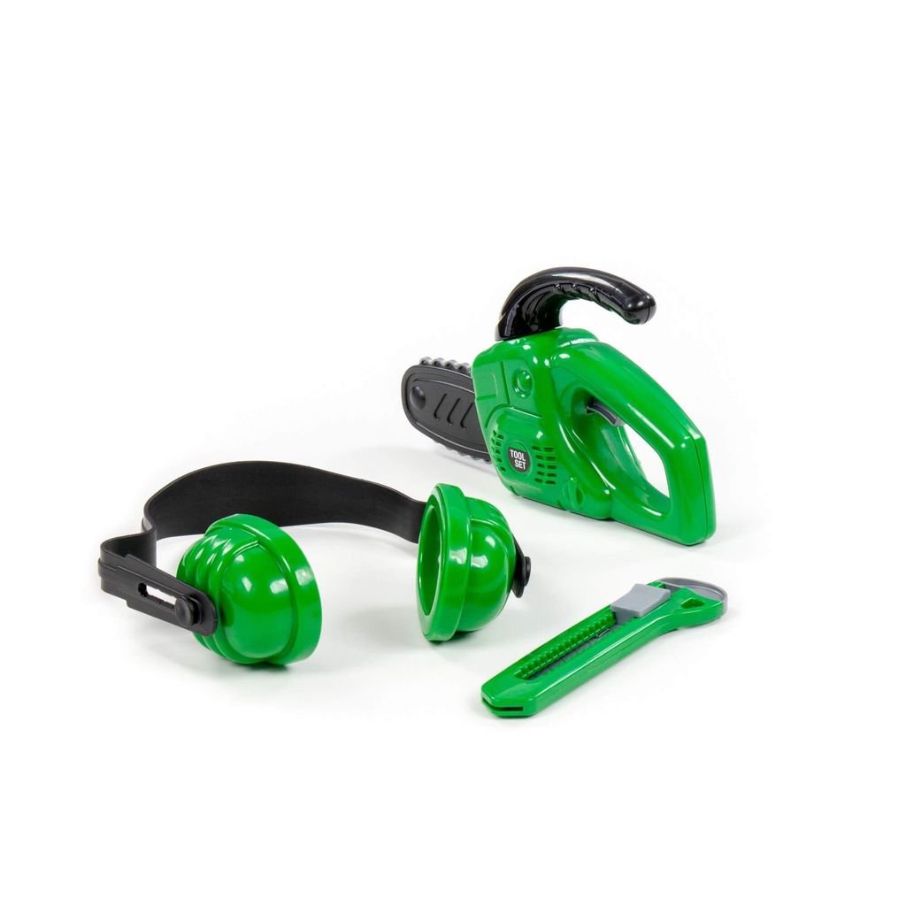 Набор инструментов №25 (бензопила, наушники, нож строительный) - Полесье фото 3