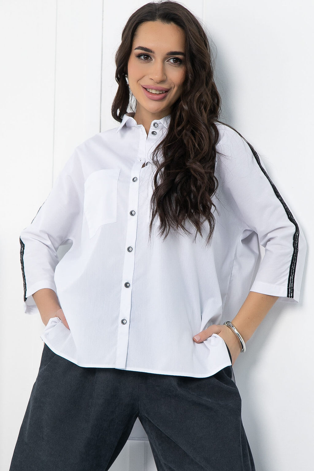 Рубашка Волшебница (белая) Б12812-10М - Lt collection фото 10