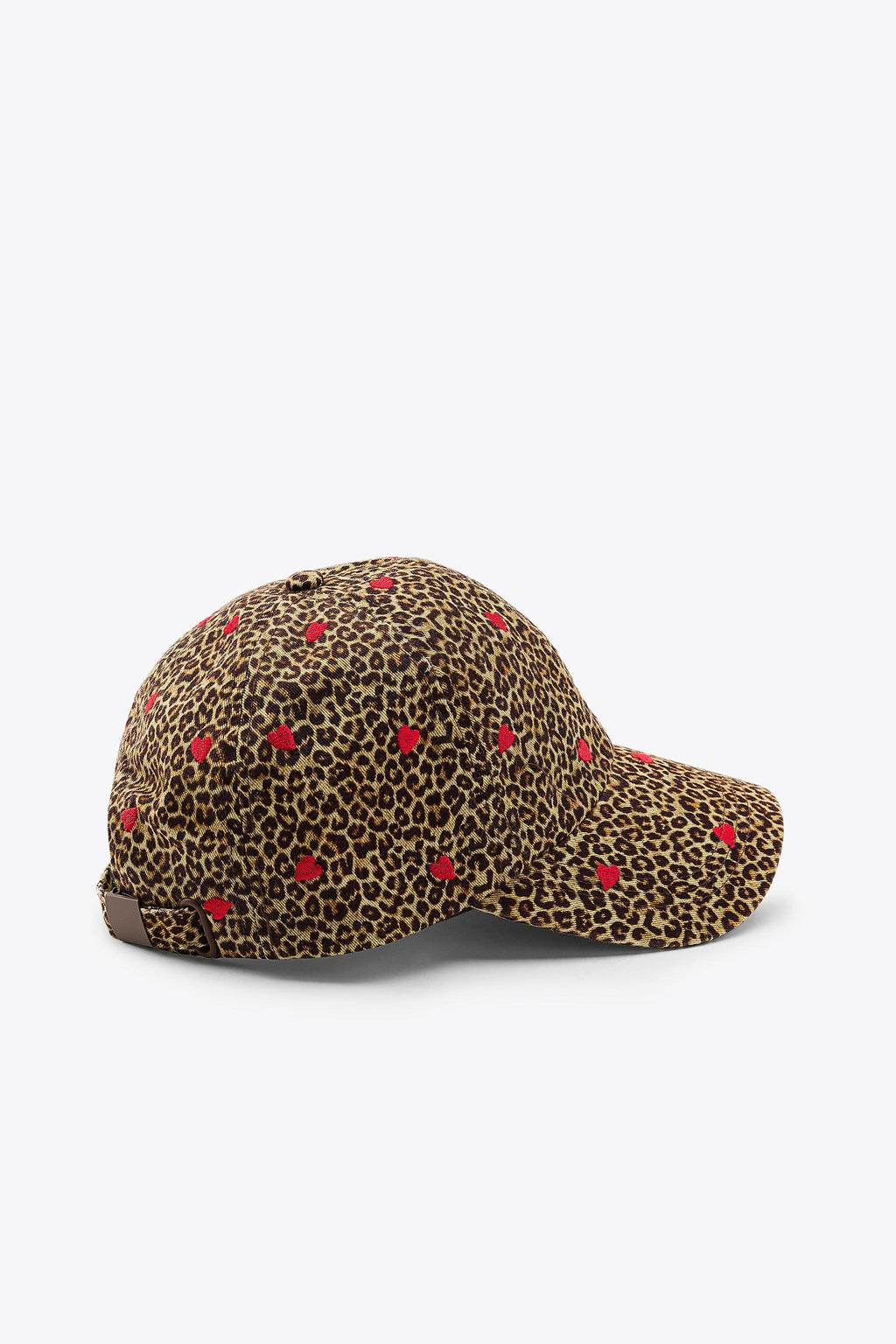 EMBROIDERED ANIMAL PRINT TWILL CAP - Zara фото 8