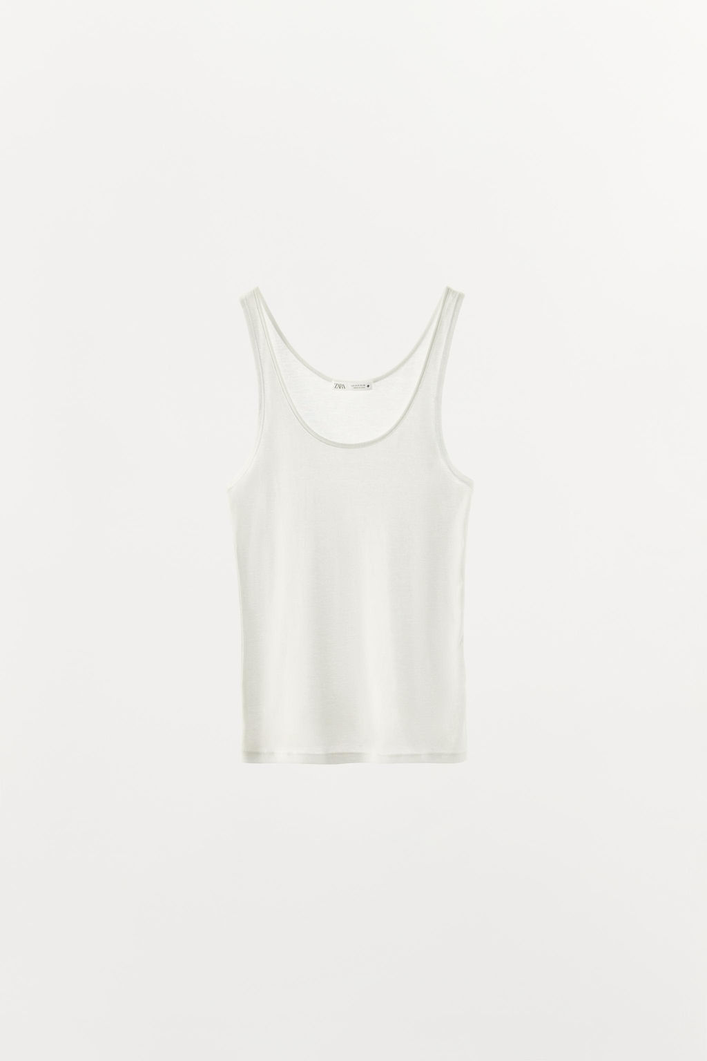 CAMISETA B?SICA TIRANTES / Blanco - Zara фото 3