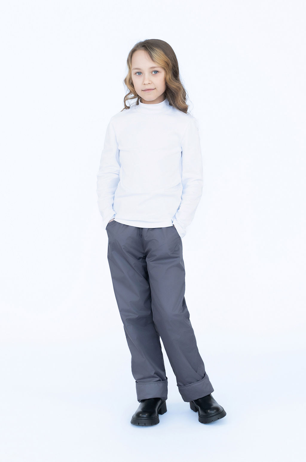 Брюки на поясе демисезонные