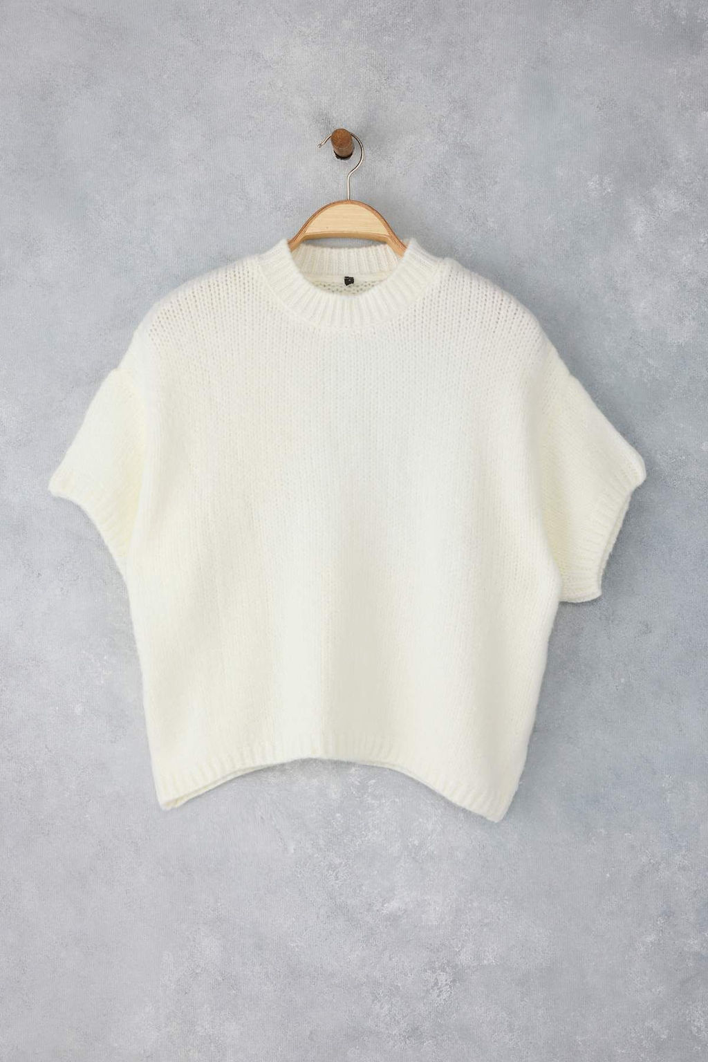 Gri Genis Kal?p Yumusak Dokulu Triko Kazak TWOAW25KZ00021 - Trendyolmilla фото 26