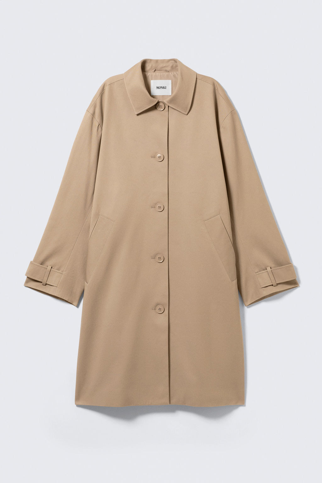 Gabardina de corte relajado