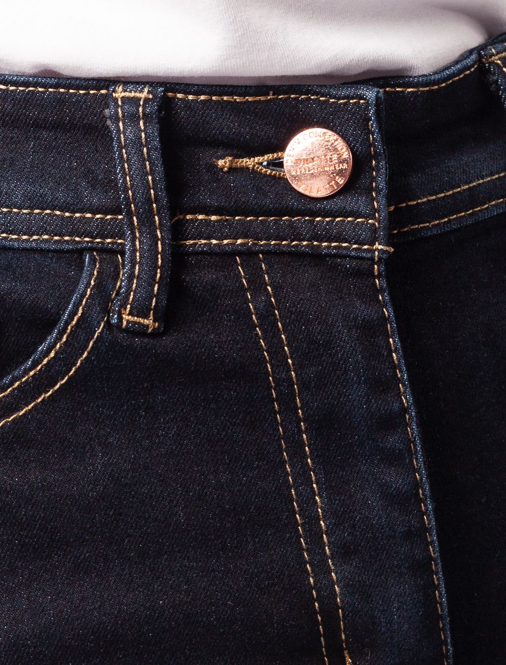 VILATTE / Укороченные джинсы из эластичного денима  фото 2