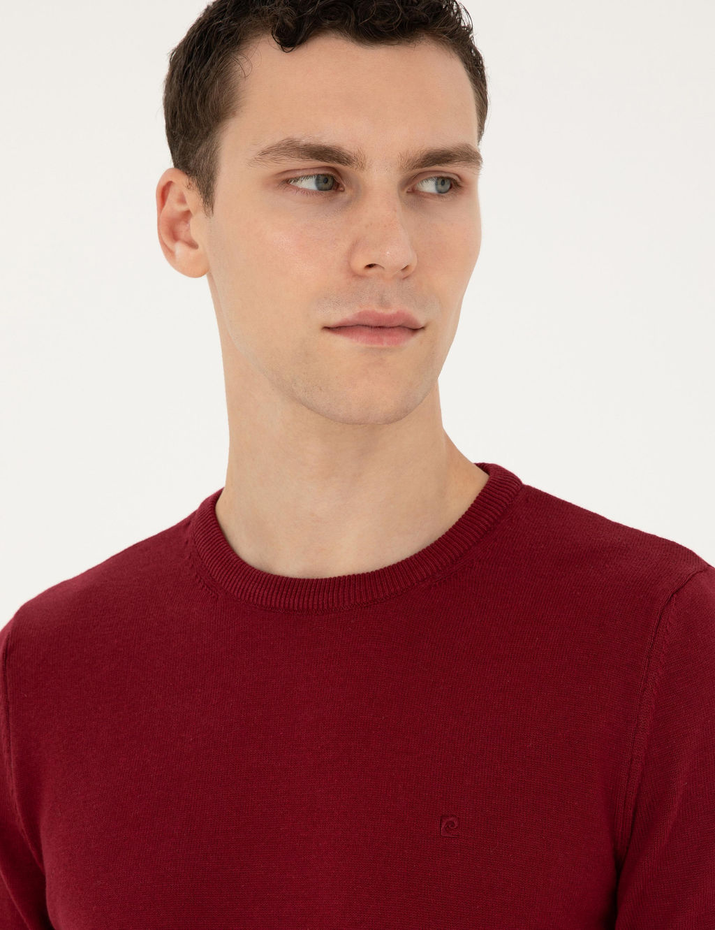 Vi_ne Slim Fit Bisiklet Yaka Basic Triko Kazak - Pierre cardin фото 2