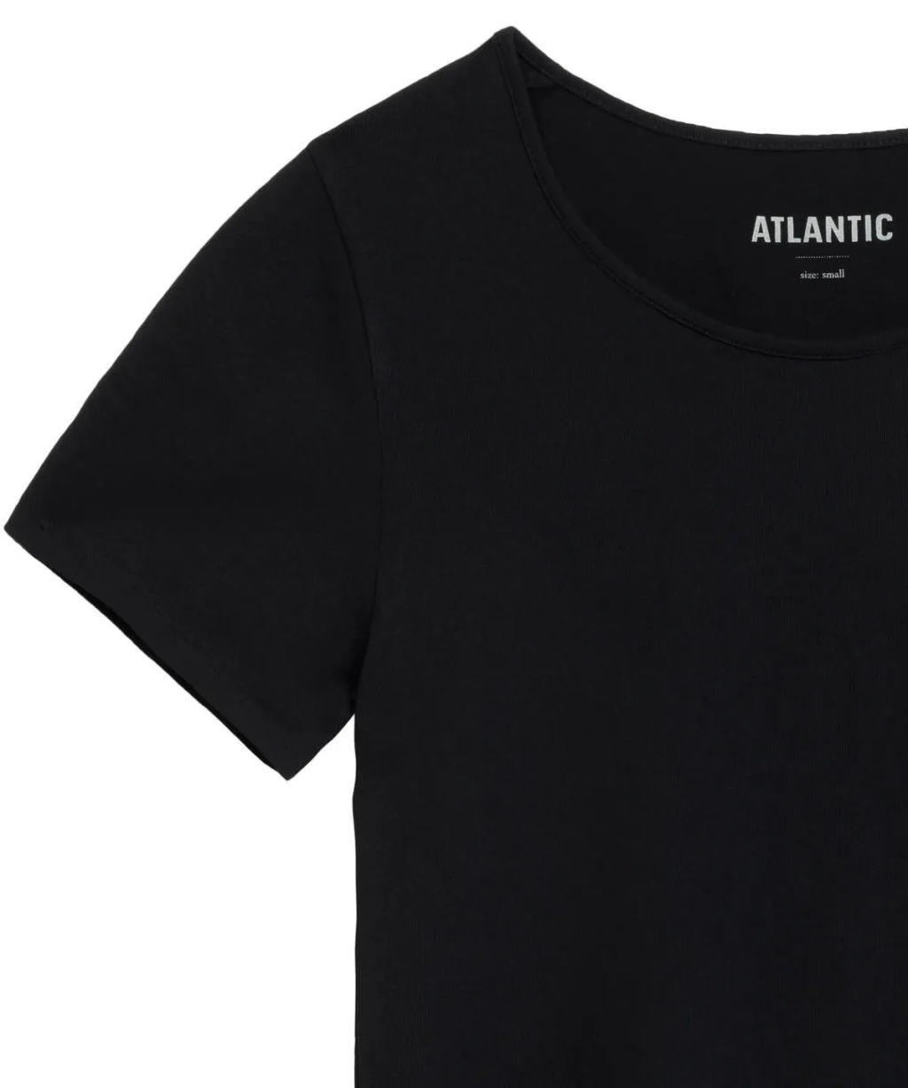 ATLANTIC BLV-199 Футболка Basic черный  фото 5