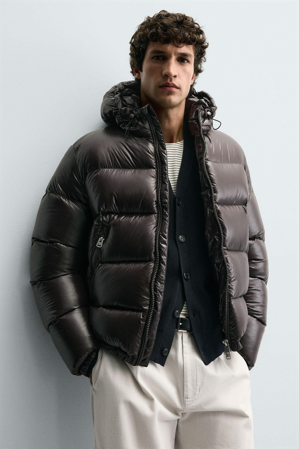 100% FEATHER WATER-REPELLENT DOWN JACKET - Zara фото 5