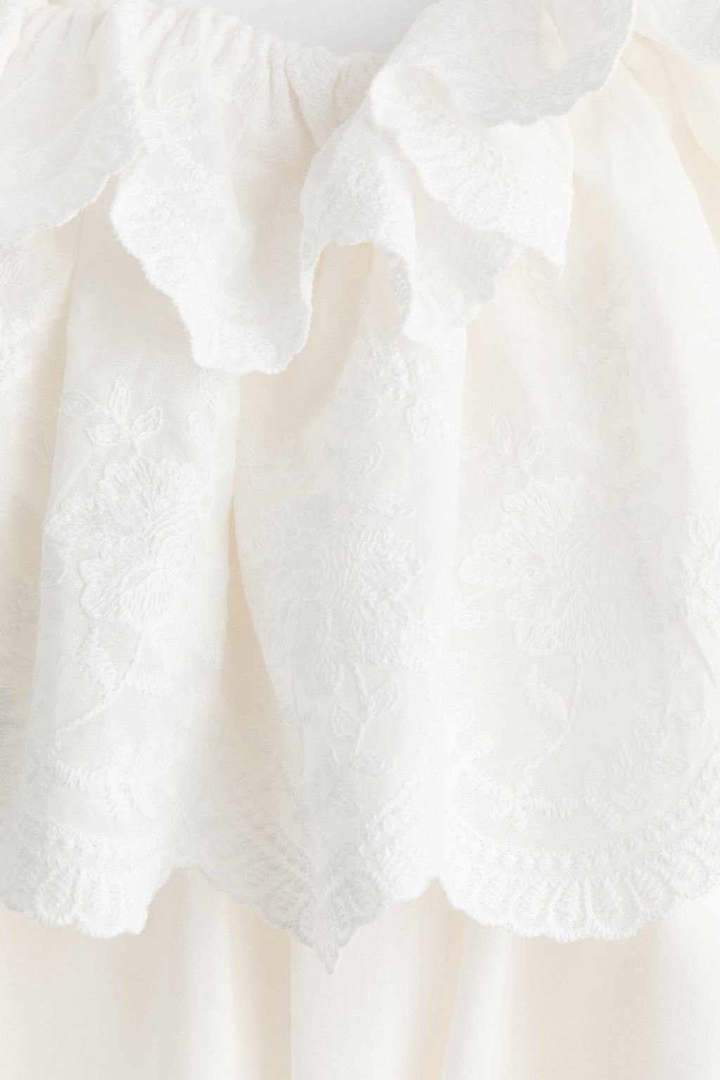 Vestido off-the-shoulder con volantes - H&m фото 5