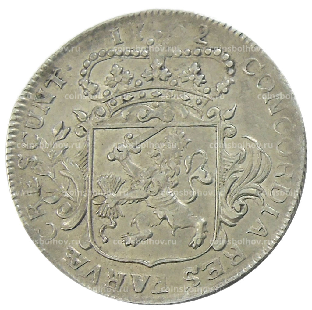 1/4 серебряного дуката 1762 года Голландская республика  Зеландия