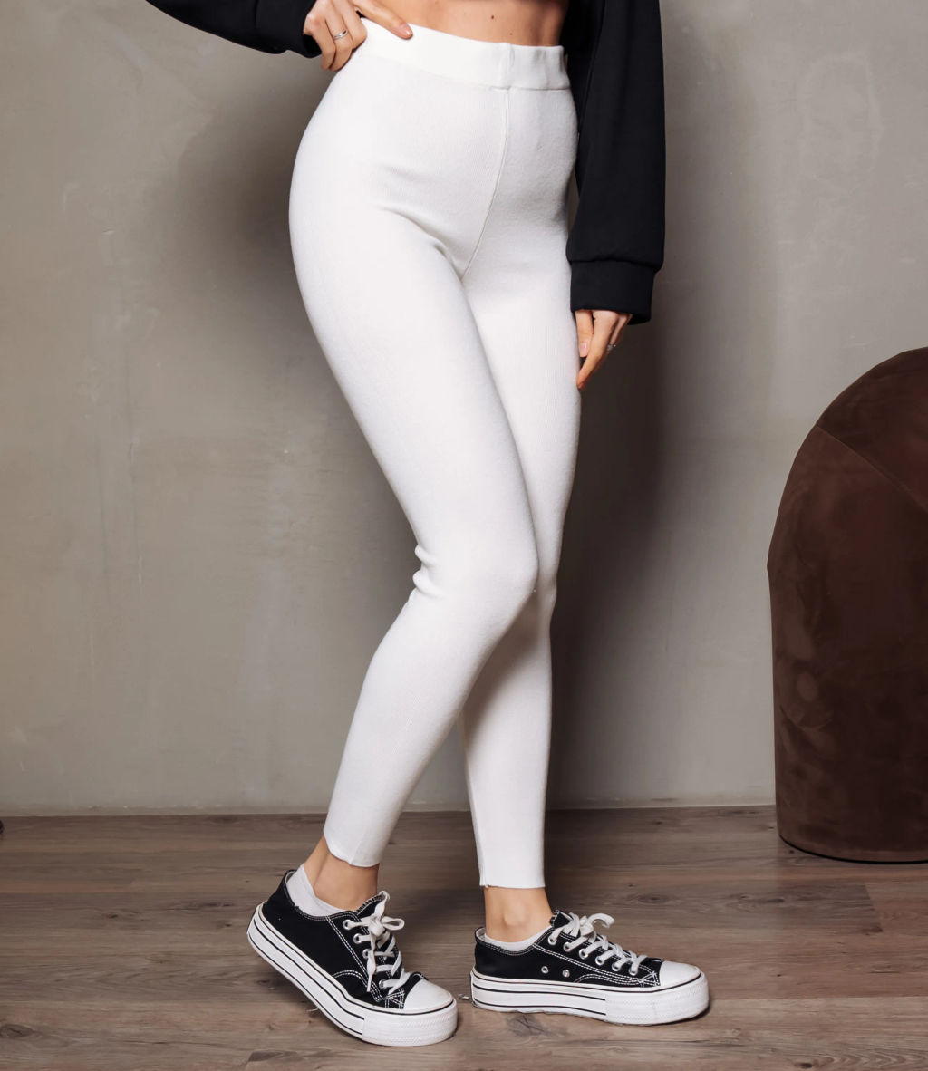 Леггинсы #КТ222 (2), молочный - Dommod фото 3