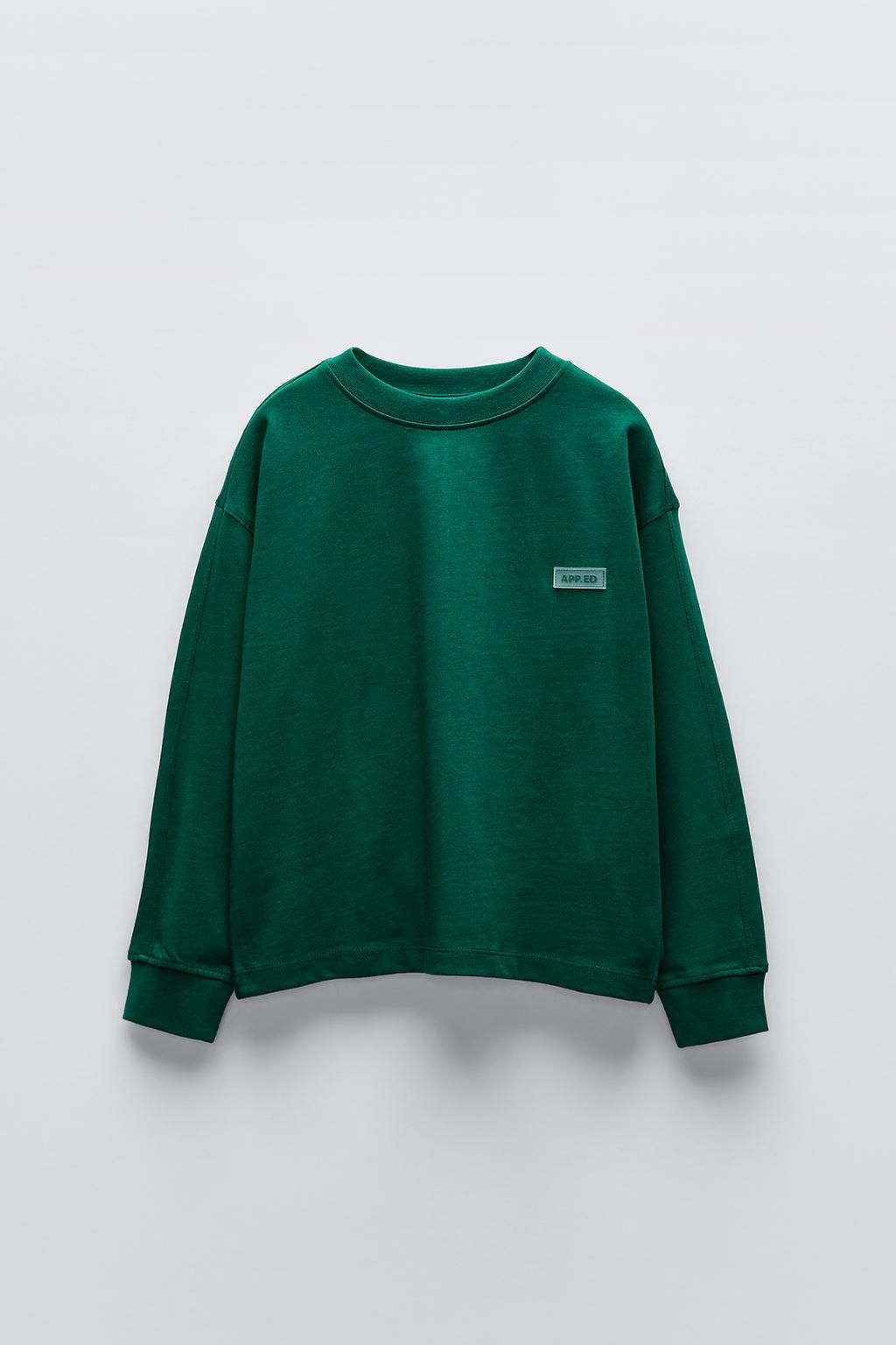 HEAVY JERSEY LABEL T-SHIRT - Zara фото 20