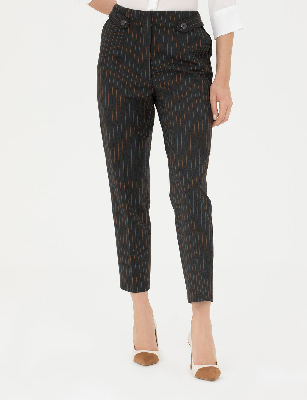 Antrasit Carrot Fit Kuma_ Pantolon - Pierre cardin фото 2