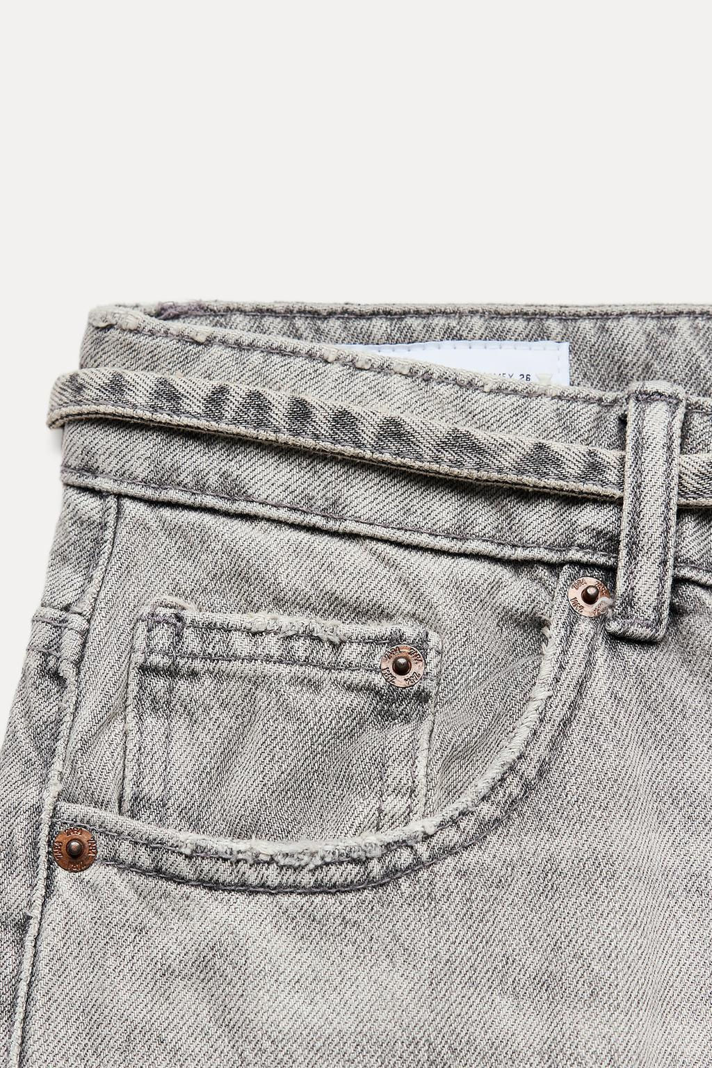 MID-RISE TAILORED BALLOON JEANS - Zara фото 19