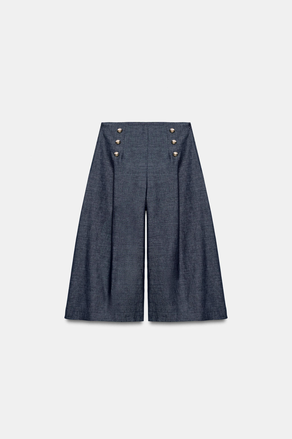 BERMUDA LARGA BOTONES CON LINO / ?ndigo - Zara фото 5