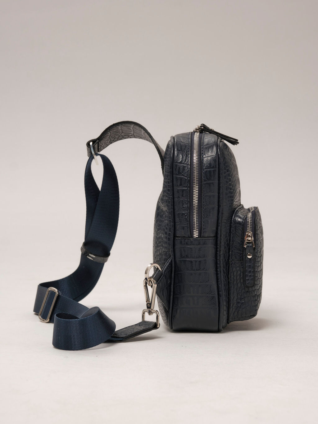 Сумка мужская Azaro 7071 синий кроко