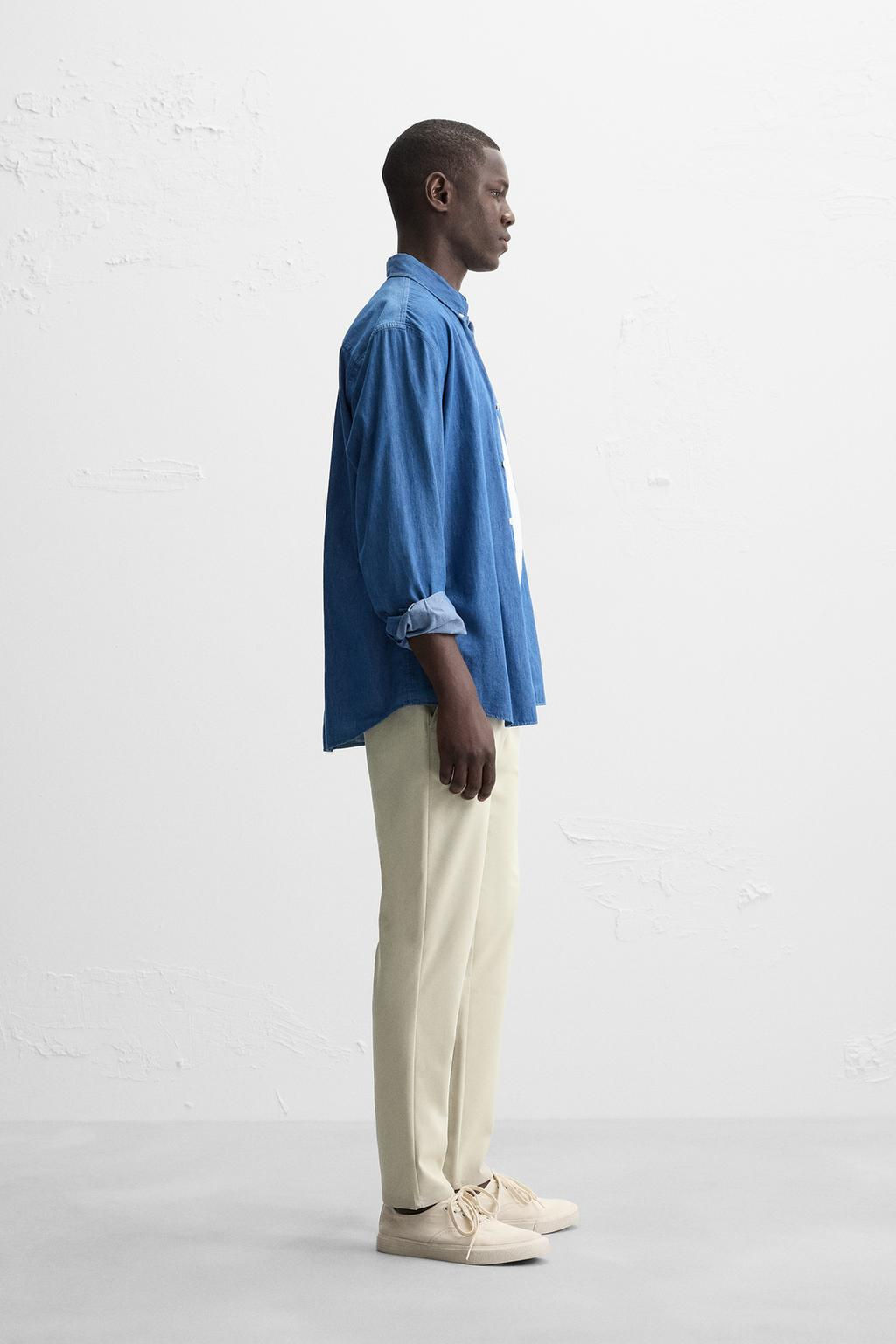 SLIM FIT COMFORT TROUSERS - Zara фото 5