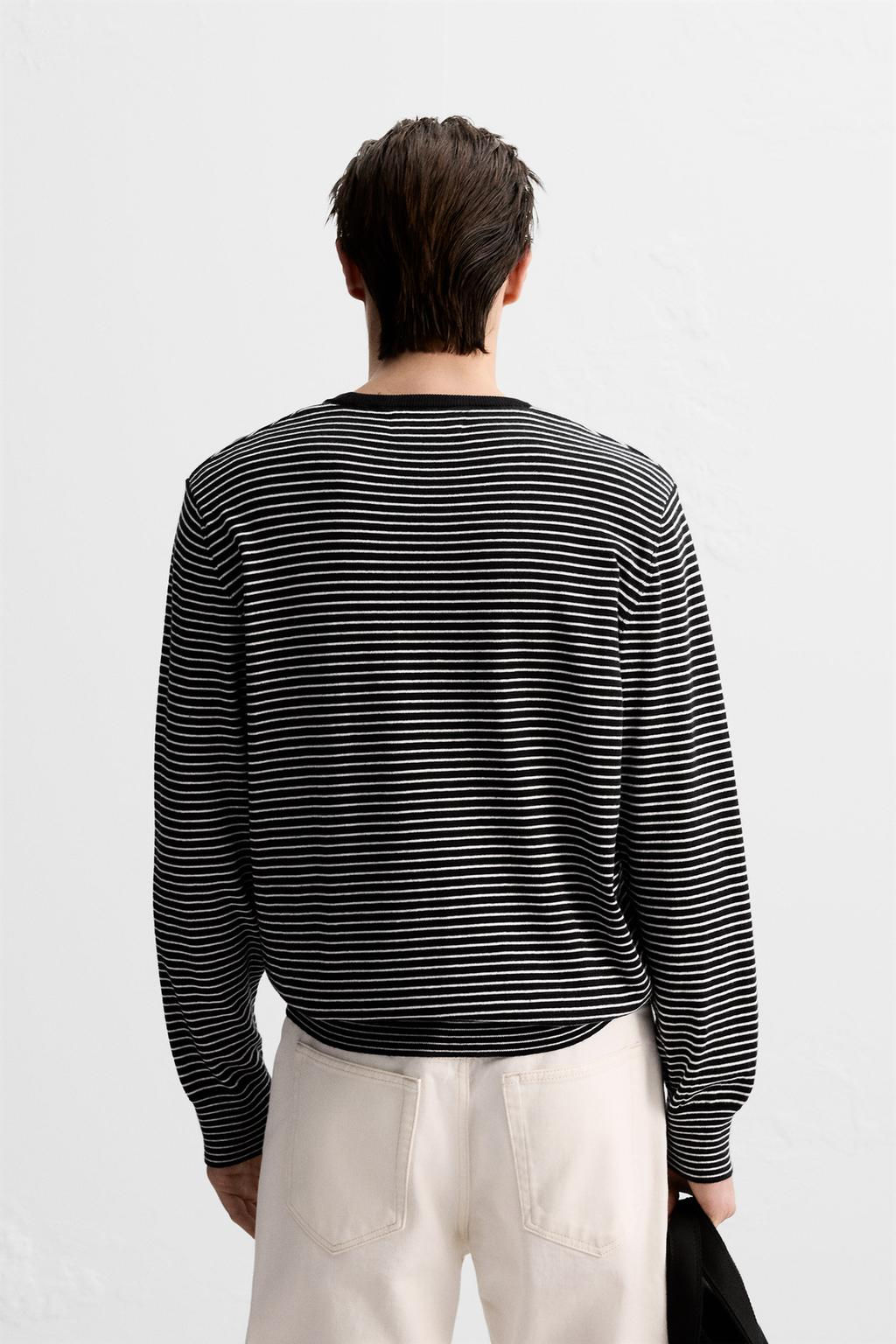 STRIPED JACQUARD SWEATER - Zara фото 3