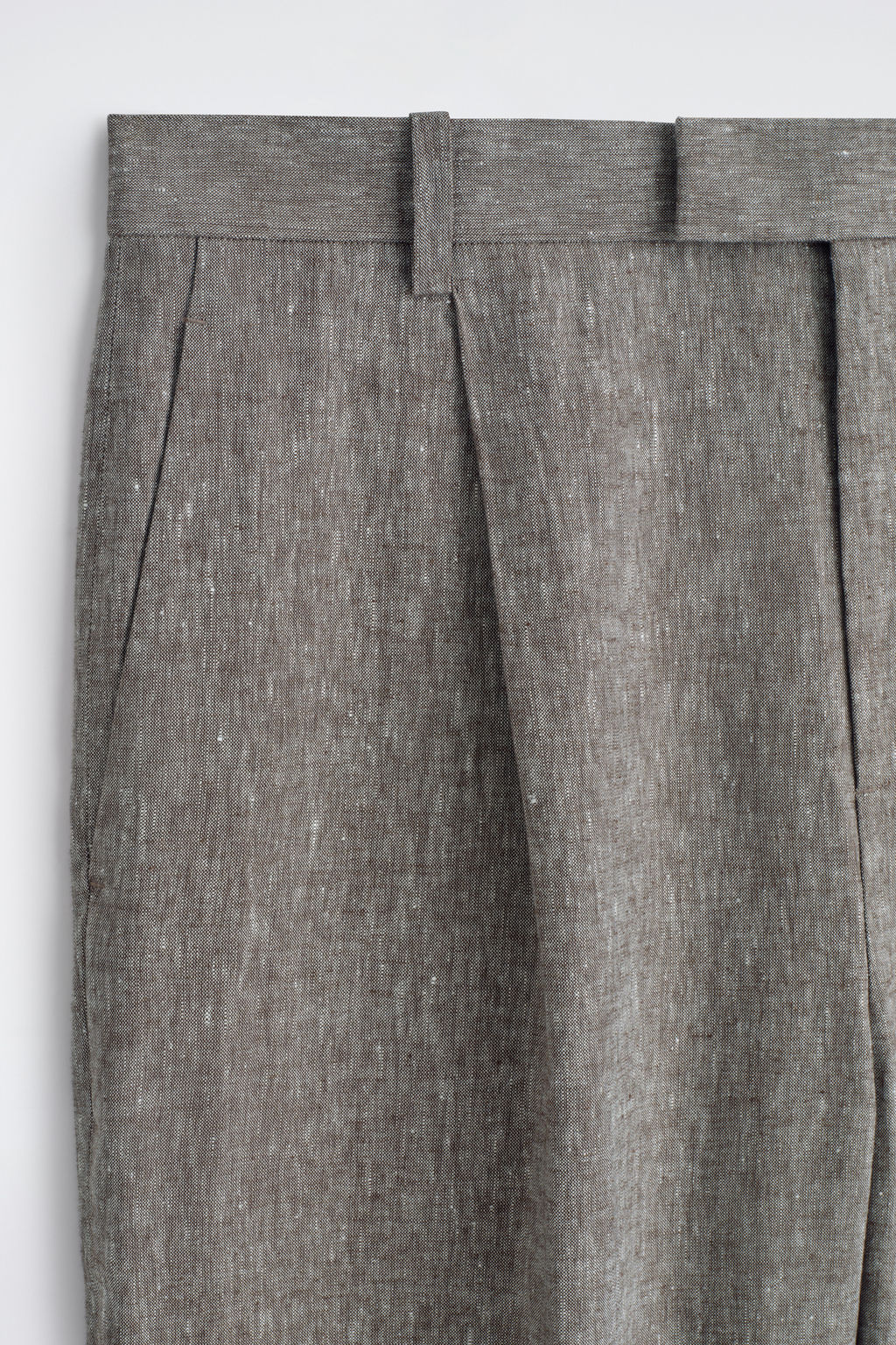 PANTAL?N DE LINO RELAXED FIT WIDE LEG - H&m фото 3