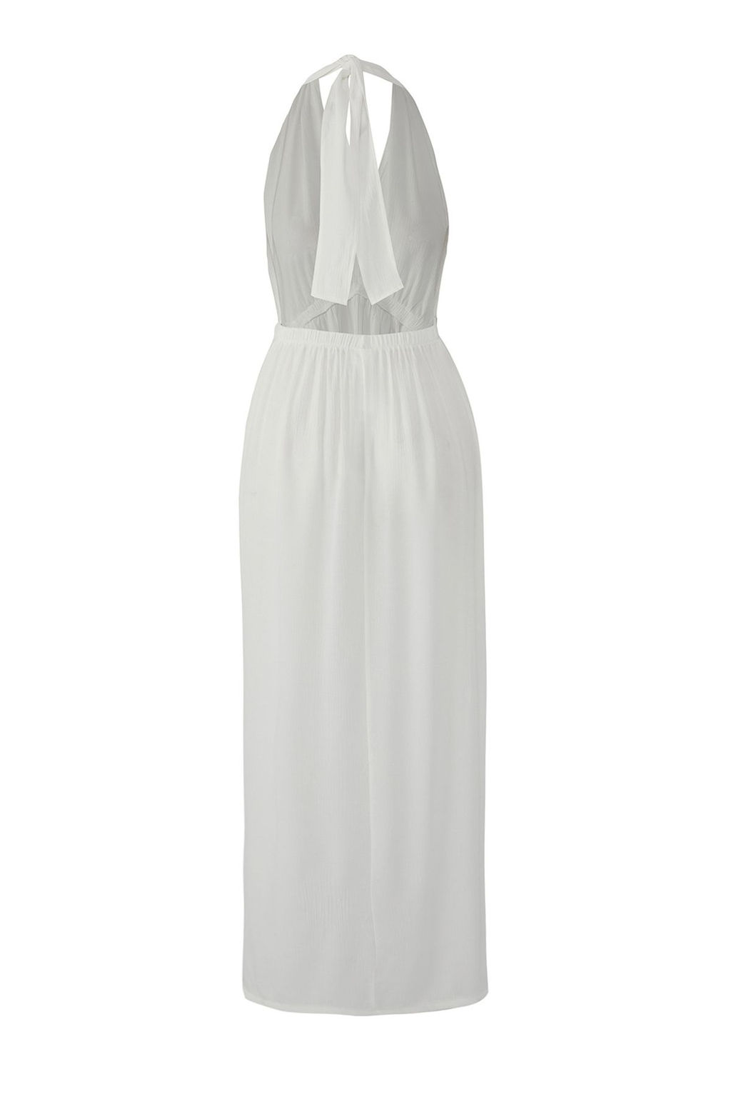 Trendyolmilla Ekru Maxi Dokuma Plaj Elbise TBESS25EL00114