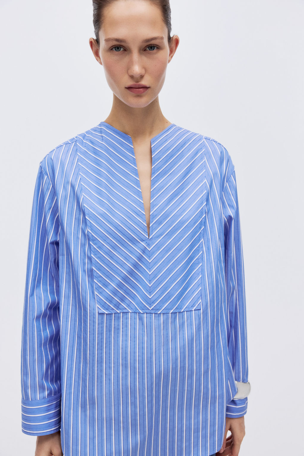 Camisa oversize de algod?n - H&m фото 3