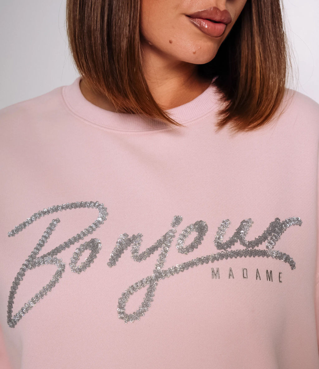 Свитшот #КТ2030 (1), пудровый