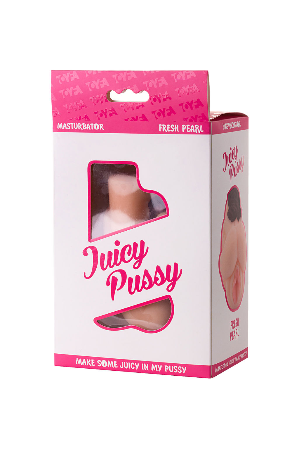 Мастурбатор реалистичный Juicy Pussy by TOYFA Fresh Pearl, вагина, TPR, телесный, 13 см