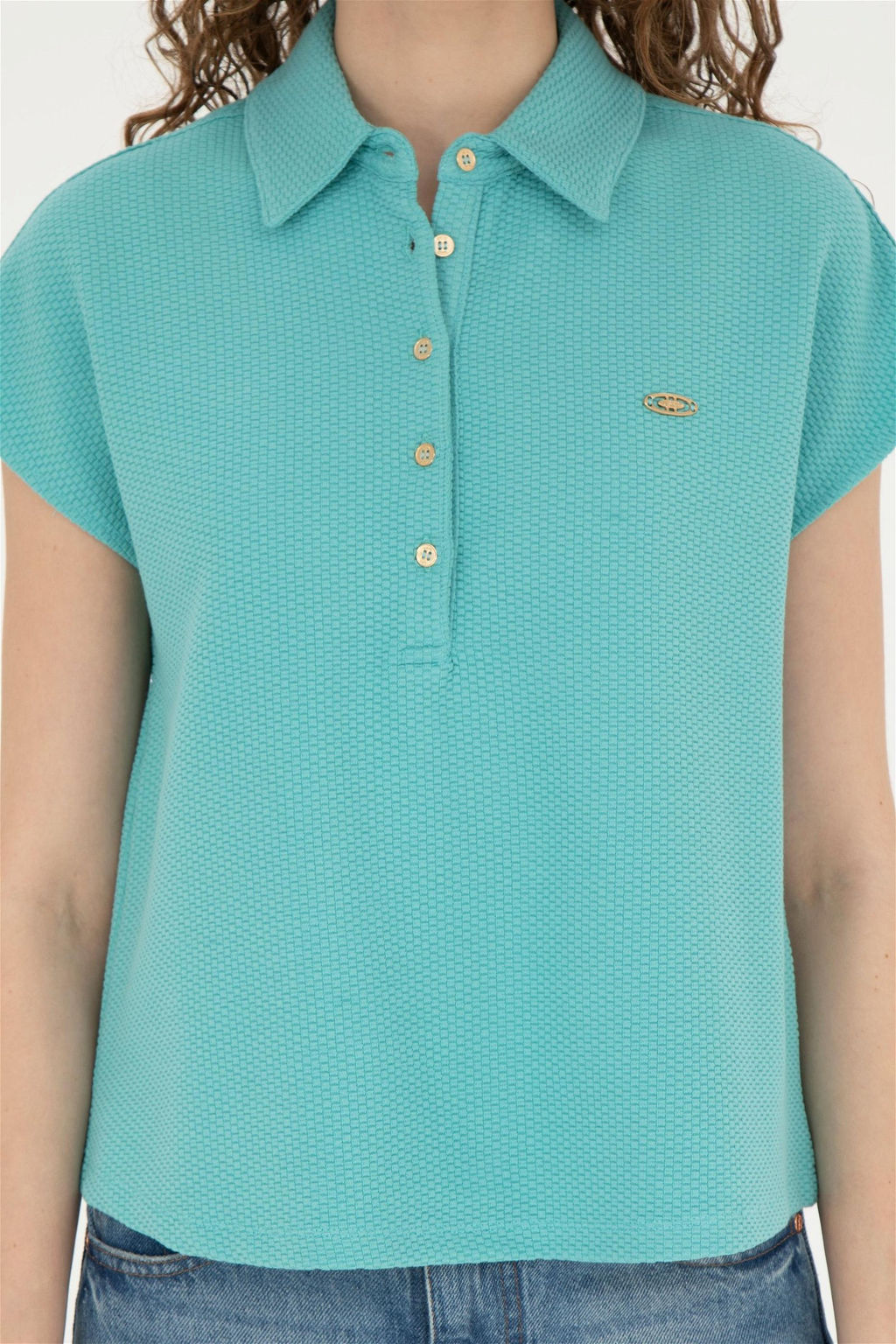 Женская мятная футболка - U.s. polo assn фото 6