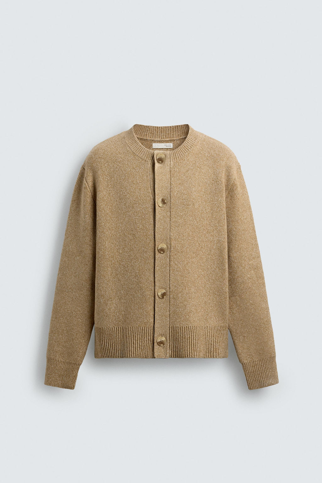 TEXTURED RELAXED FIT CARDIGAN - Zara фото 9