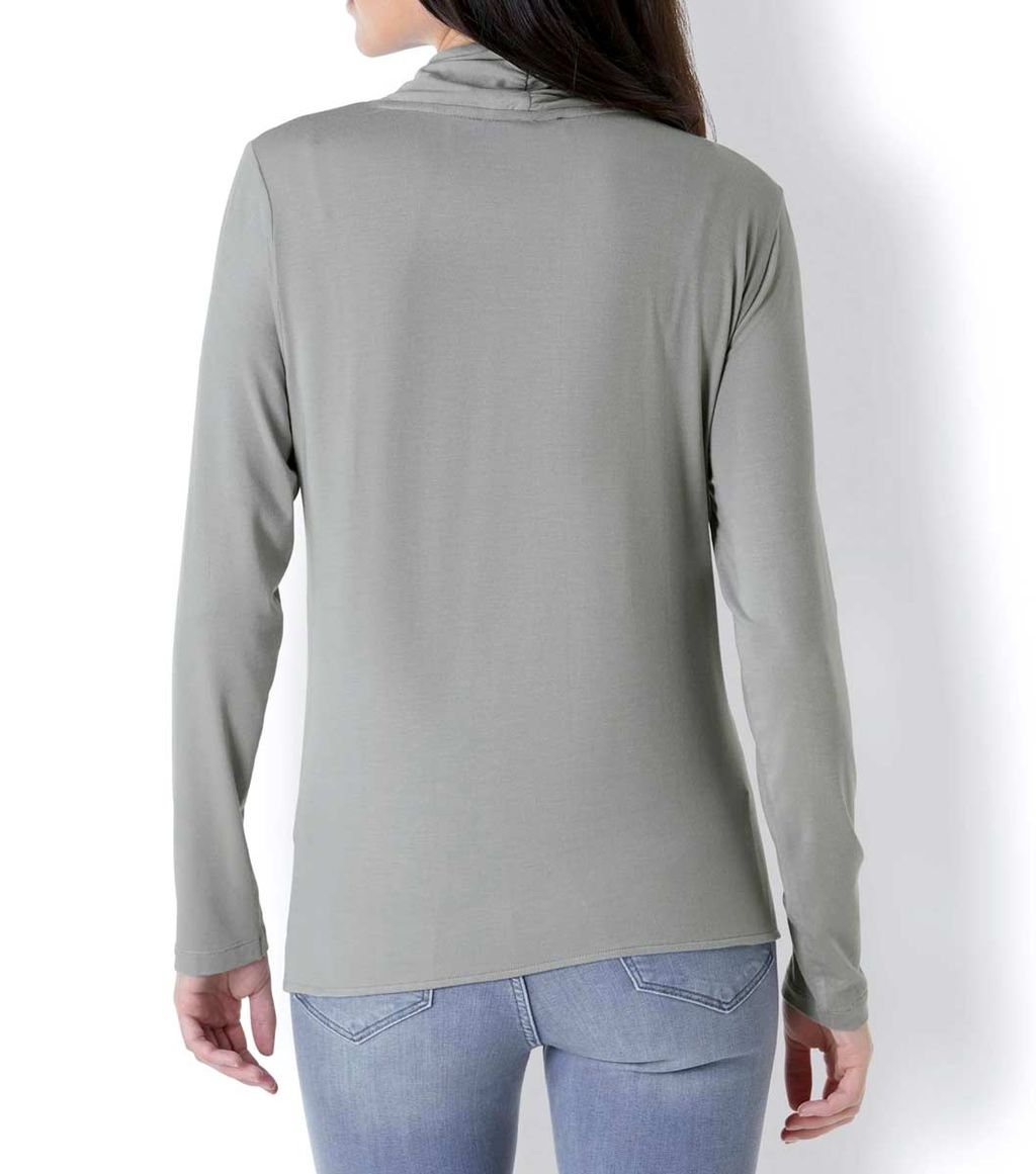 Блузка, серая - Linea tesini фото 4