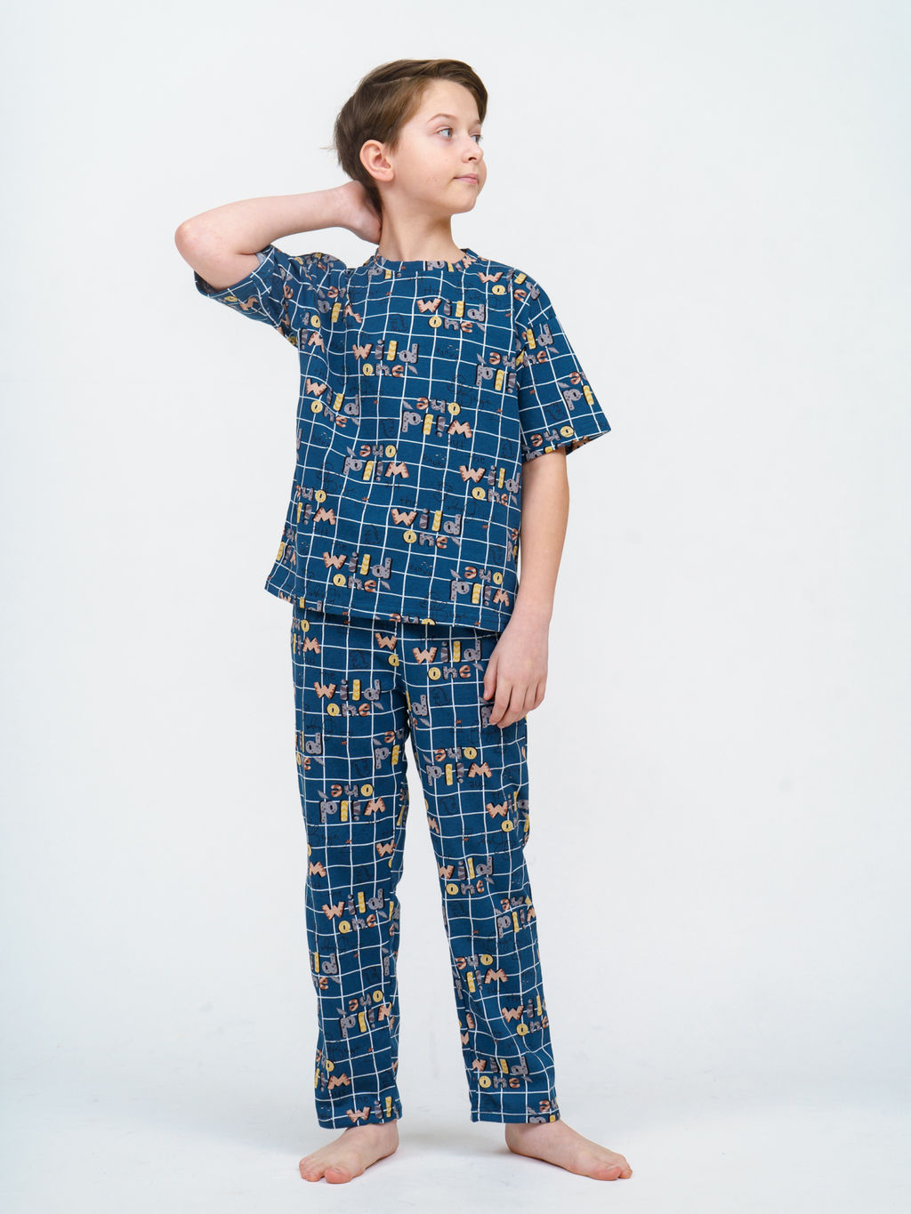 М28/1Д Костюм "Клетка/индиго"