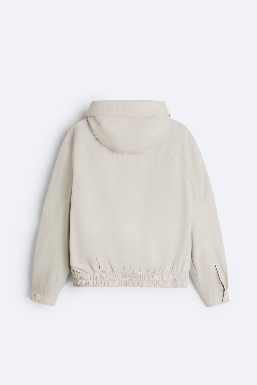 COTTON JACKET WITH HOOD - Zara фото 9