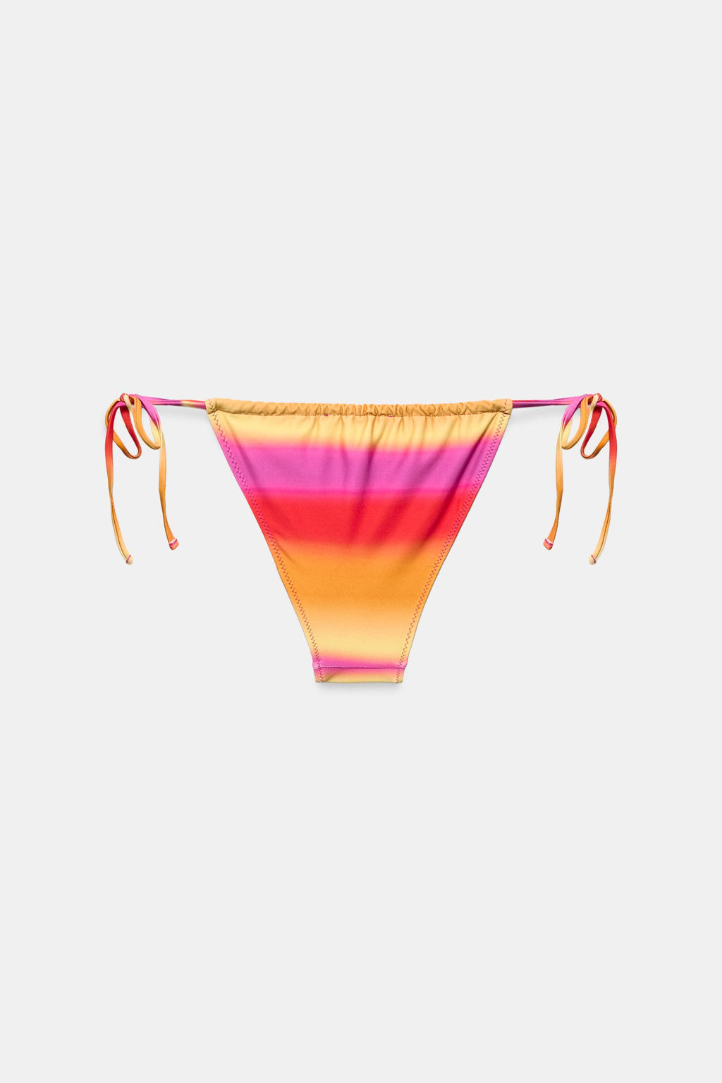 BRAGUITA BIKINI ESTAMPADO RAYAS LAZADAS / Rosa - Zara фото 5