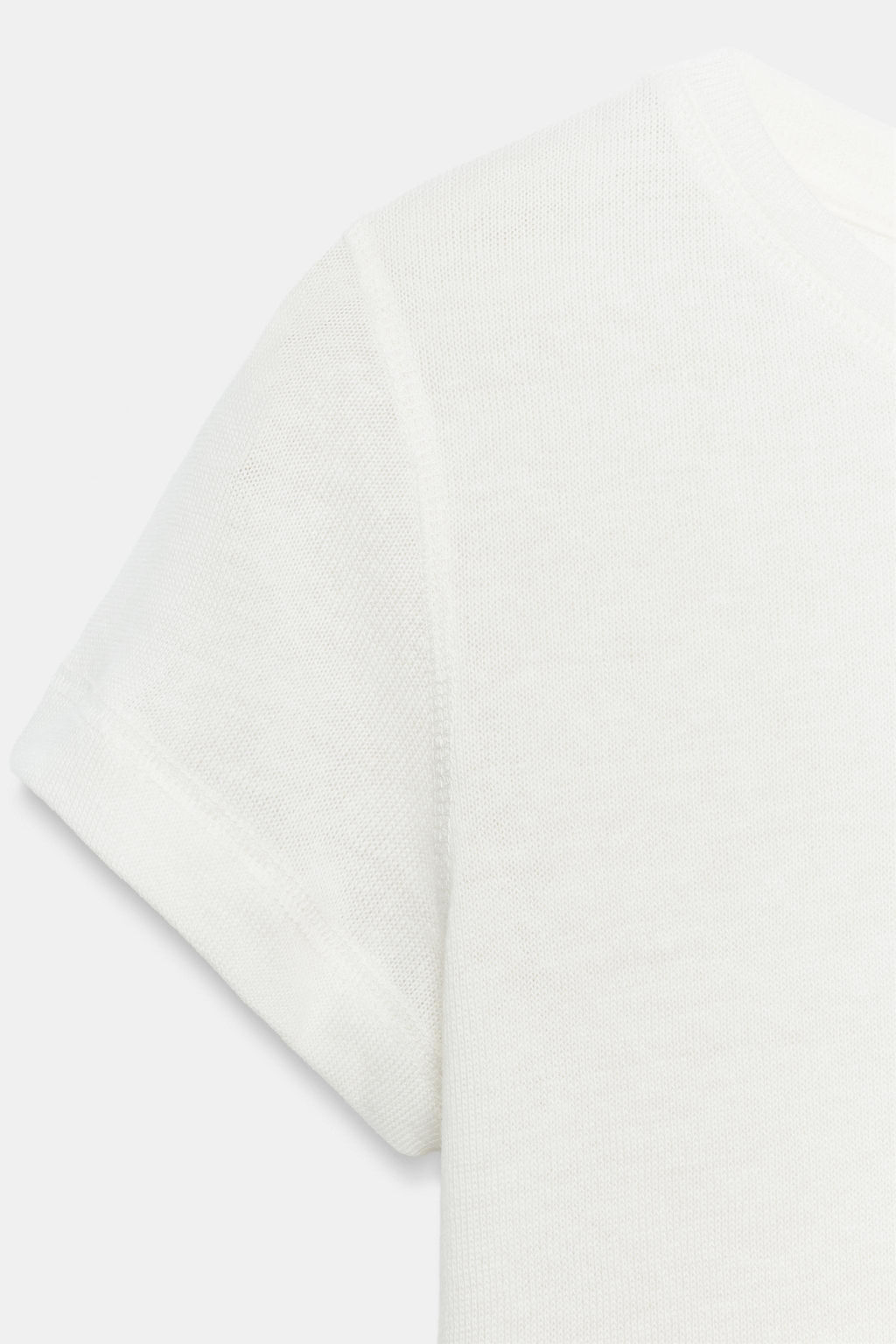 CAMISETA R?STICA MANGA CORTA / Blanco - Zara фото 7