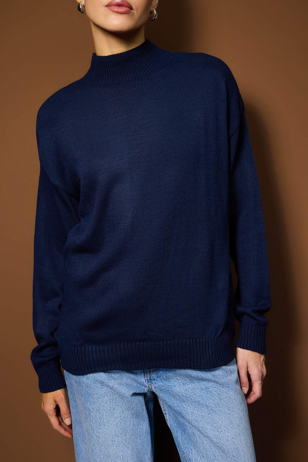 Siyah-Ekru Basic Ikili Paket Triko Kazak TWOAW26KZ00232 - Trendyolmilla фото 10