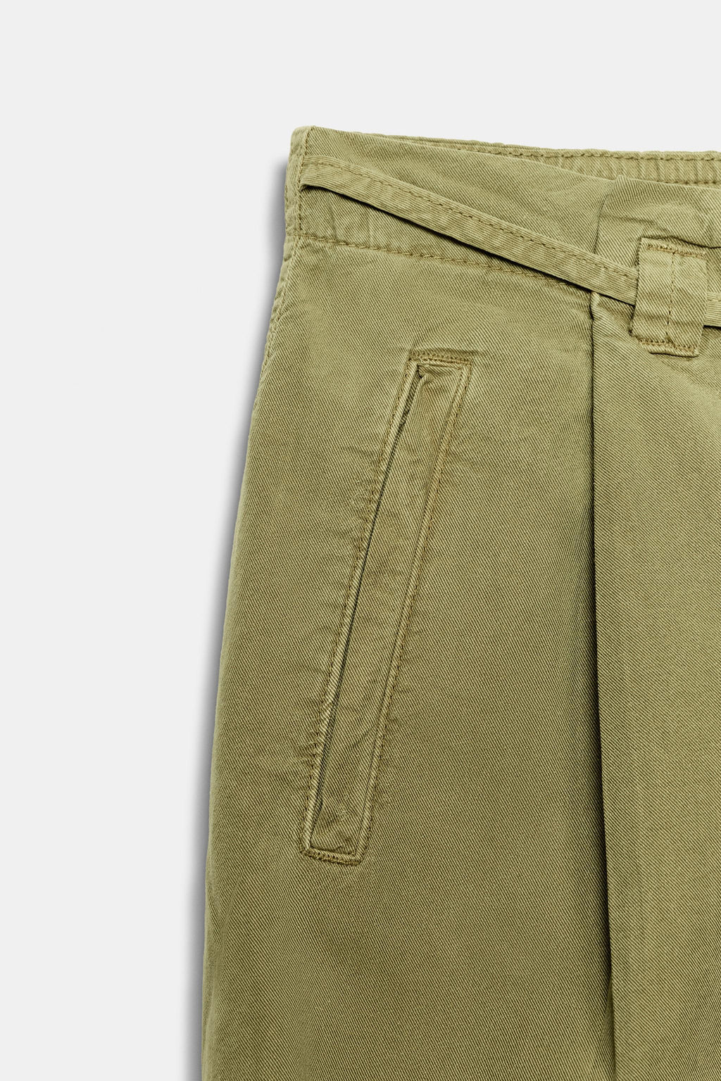 PANTAL?N JOGGER ZW COLLECTION / Khaki - Zara фото 9