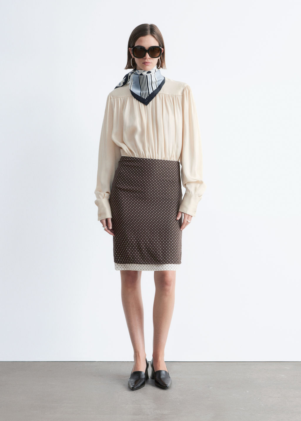 Falda lencera hasta la rodilla - H&m фото 2