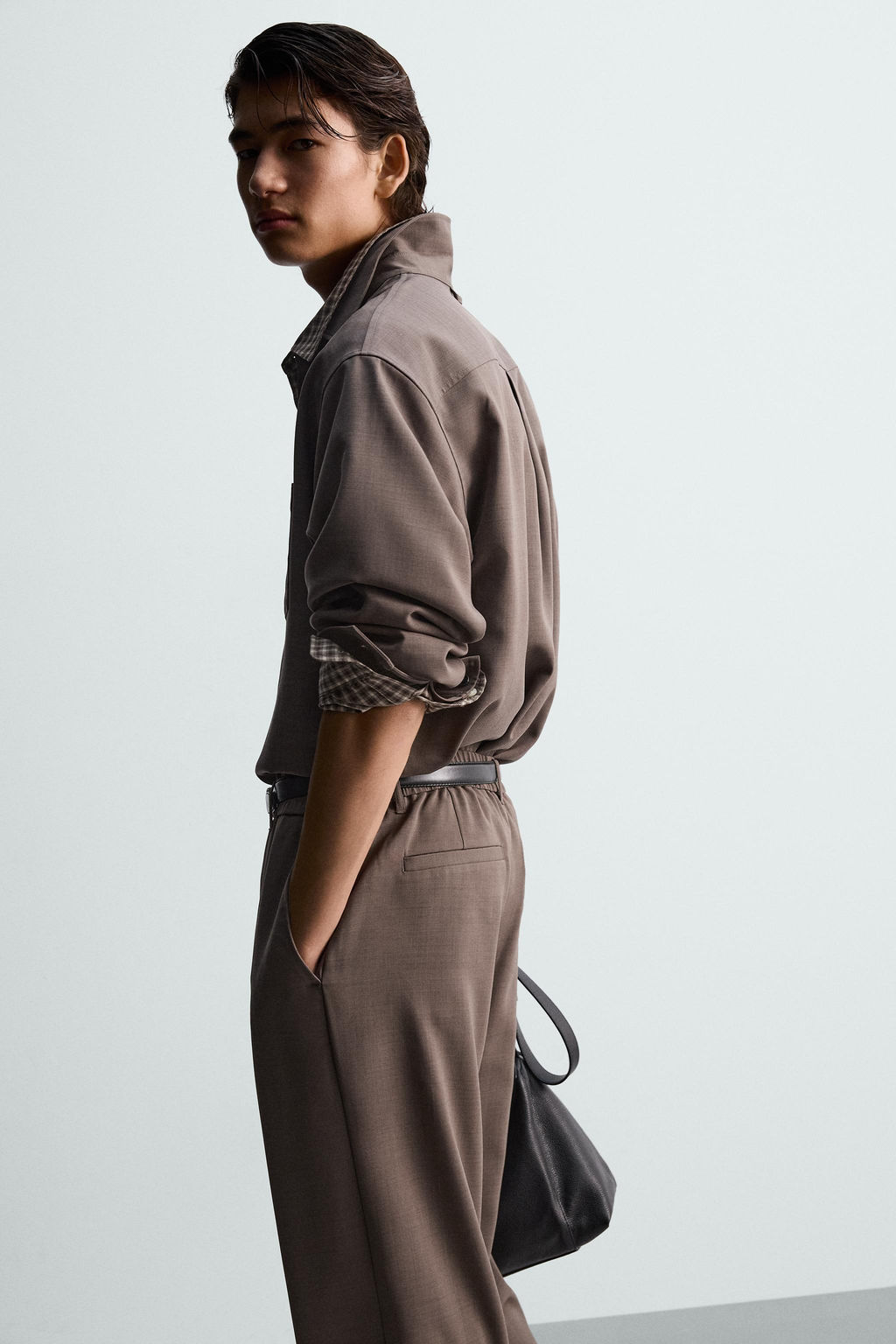 CAMISA RELAXED FIT / Marr?n - Zara фото 6