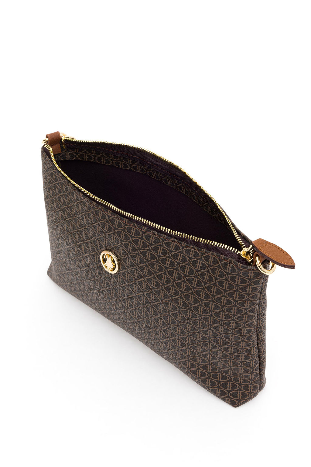 U. S. Polo Assn Женская коричневая сумка через плечо - U.s. polo assn фото 5