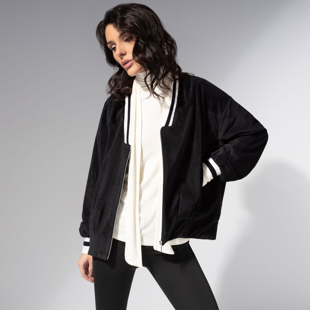 Бомбер из вельвета на подкладе, Модная стратегия - Charutti фото 9