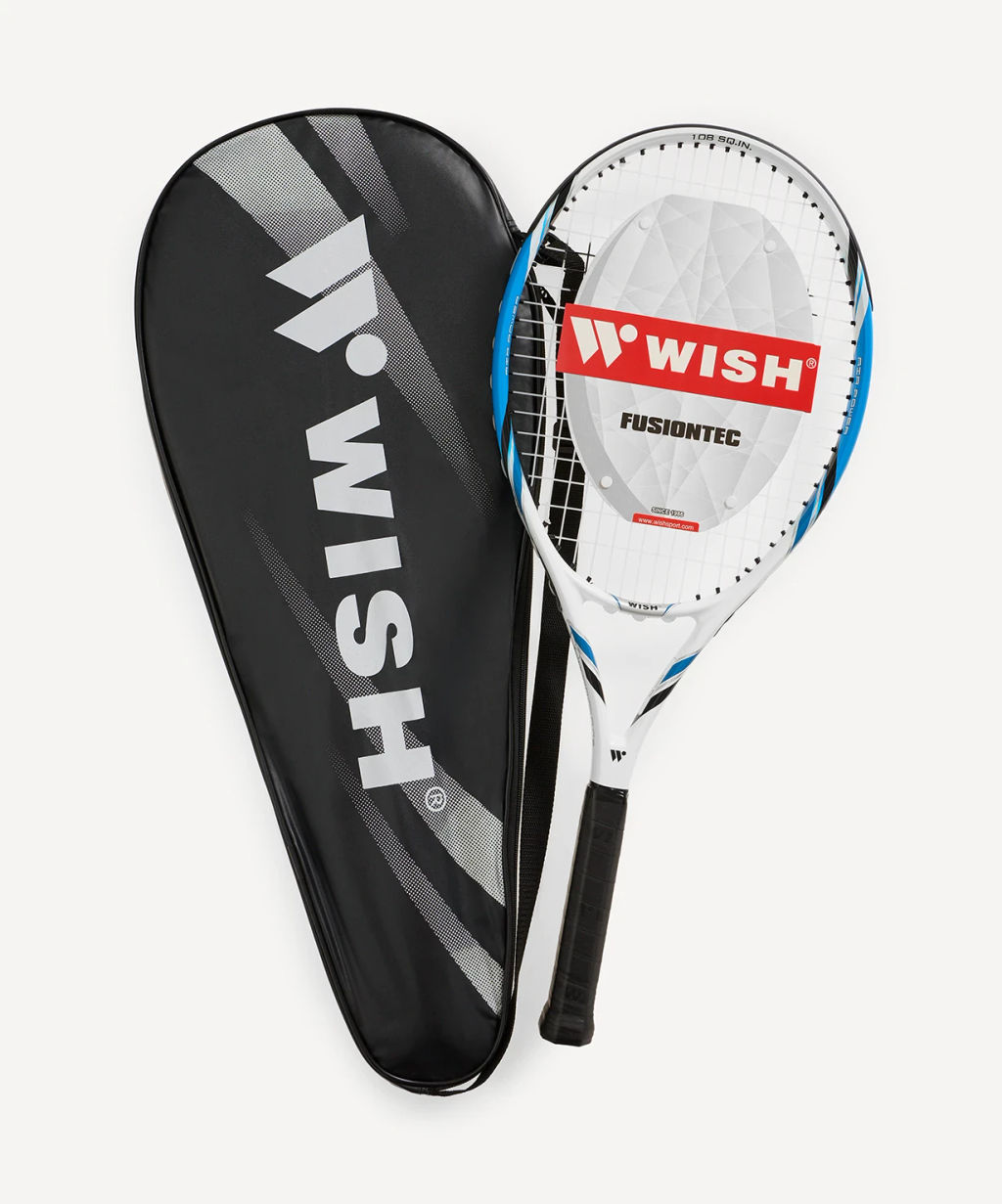 Ракетка для б/т Wish 27 FusionTec 568, белый/синий  фото 6