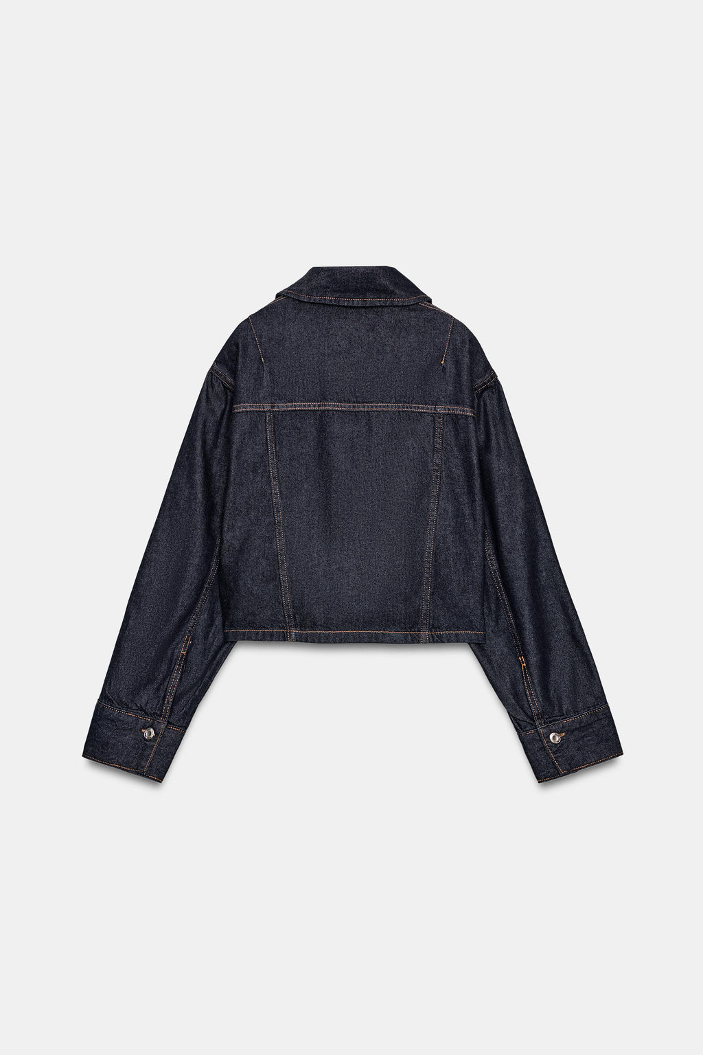 Z1975 DENIM SHIRT WITH FLAPS - Zara фото 15