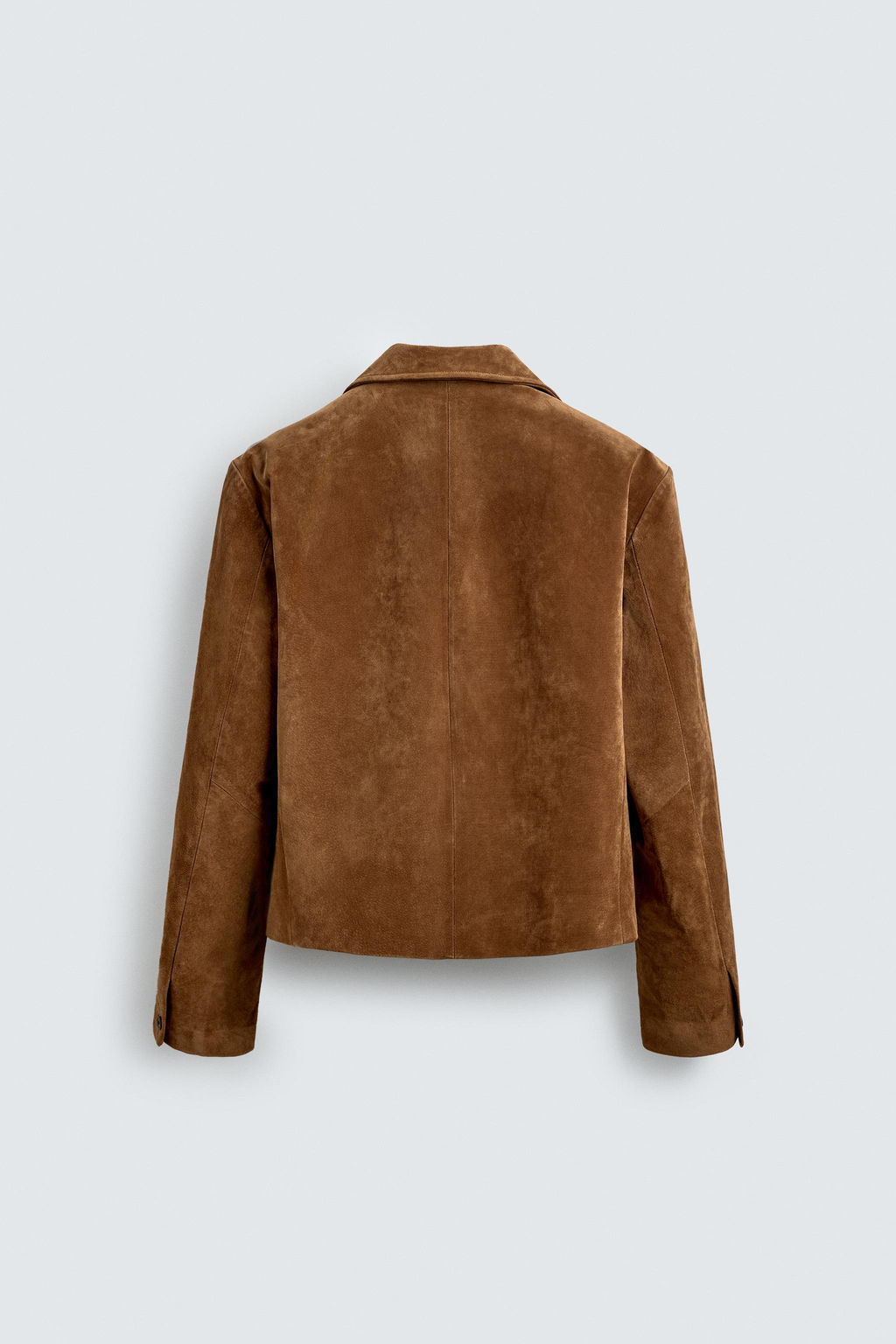LEATHER SPLIT SUEDE JACKET - Zara фото 8
