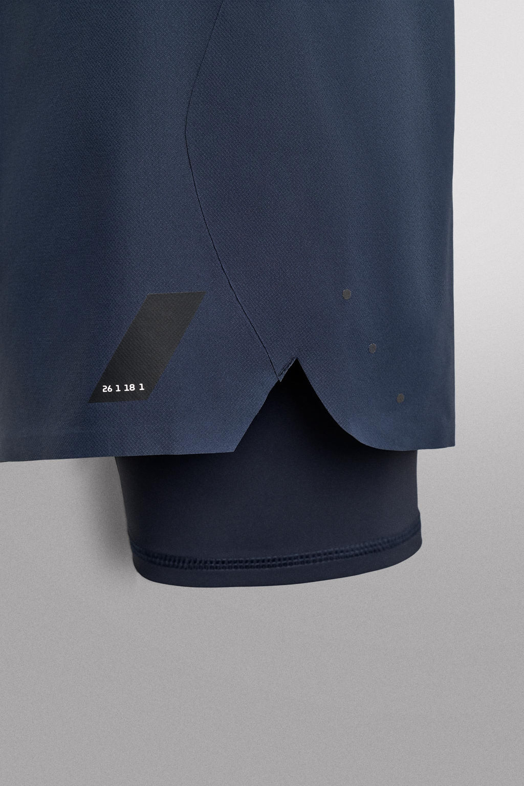 PANTALONES CORTOS ENTRENAMIENTO 2 EN 1 B?SICOS / Marino