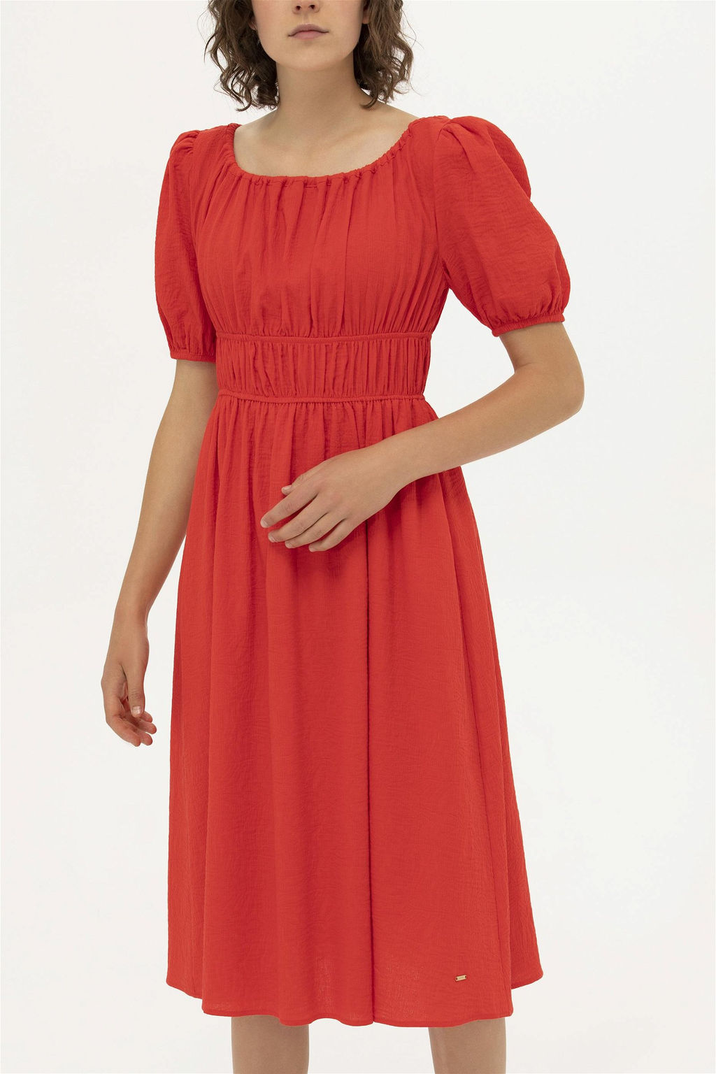 U. S. Polo Assn Женское красное тканое платье - U.s. polo assn фото 13